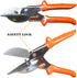 Multi Angle Miter Cutter | Hand Scissors Multipurpose Tool | + Spare Blade | 45-135 Degree Cutting | Stainless Steel,
