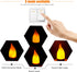 Bestview LED Flame Effect Light Bulbs, Smart E26 Chandelier Base Flickering Candle Light Bulb, 2 Pack