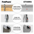 FivePears Up&Down Cut Spiral Router Bits Set for CNC, 1/4 inch Cutting Diameter and Length