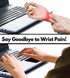 GRIFITI Small Slim Palm Pads Notebook Wrist Rest with Tacky Silicone for Computer MacBook & Laptop Keyboard Typing Pad