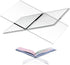Crikele Acrylic Book Stand Holder - Coffee Table Book Stand,Open Cookbook Acrylic Book