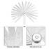 uxcell 20 Blades Metric Thickness Feeler Gauge, 0.05-1.00mm Mn Steel Measuring Tool for Gap Width