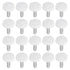 PATIKIL M4x12mm Knurled Thumb Screws, 20 Pack Male Thread Round Clamping Knobs, Hand Grip Bolts for Furniture Hardware