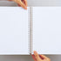 LIHITLAB Pastello Refillable Note Book/Journal, Lined Paper, 8.3 × 6.1 inches, Pastel Blue (N1958-19) by LIHITLAB