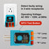 allsun GFCI Electrical Outlet Receptacle Tester,Circuit Tester,GFCI Detect Faulty Wiring Status Socket Checker,Standard 95-125 VAC, 3-Wire Light Improper Wiring Indicator(EM9805)