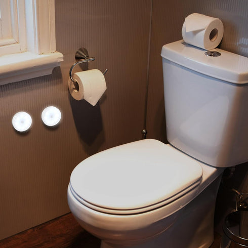 Luolingyunqi 2 Packs Night Light with Smart Sensor Dusk to Dawn Sensor LED Warm White Ambient Lighting Bedroom Bathroom