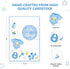 D24TIME 3D 5.5 8in New Baby Boy Card - Blue Baby Shower Card for Boy Welcome Newborns Congratulations Birth
