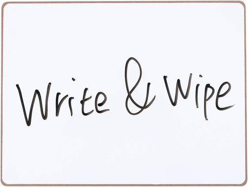 Magnetic Dry Erase White Boards - Lapboards for Students, 5 Pack, 12 X 9 Inches