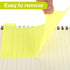 Sticky Notes Set, 2 Pcs Tabbed Self Stick Lined Note Pad Tabs, Portable Stickers, Bright Color Writing Pads Supplies
