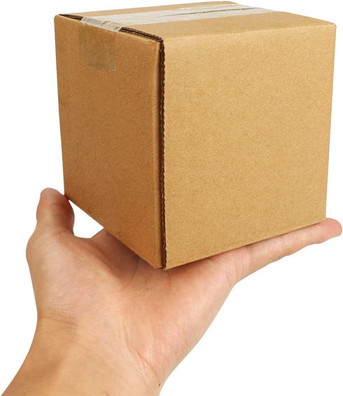Edenseelake Shipping Boxes Small 4 x 4 x 4 inches, Cardboard Boxes, 25 Pack