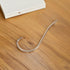 2Pcs 11.41X4.13X0.47In STOBOK Curved Lamp Rod Replacement Threaded Lamp Stem for Table and Floor Repair Lighting