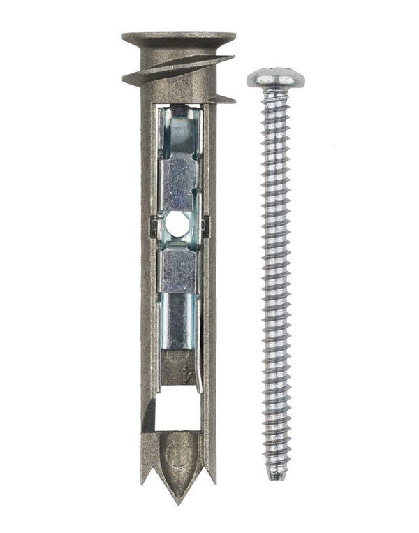 Heavy Duty Drywall Anchors and Screws Kit - Durable Zinc Self-Drilling Toggle Anchors for Hanging
