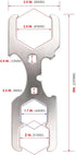 HAUTMEC 3 Way Plumber's Sink Strainer Wrench, Fits 1-3/4 inch., 2 inch. and 2-1/2 inch. Nuts Multifunction Plumbing Wrench PL0037 by HAUTMEC