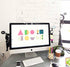 Psivika 2 PCS Monitor Reminder Memo Board - Monitor Message Panel, Sticky Note Message Boards, Memo Pads for Right