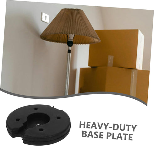 Heavy-Duty Iron Base for Floor Lamps - Sturdy Nightstand Support