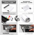 Magnetic Whiteboard Sticker for Wall/Door, 36" x 24" Large Self Adhesive White Board