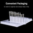 Carbide Burr Set, 10 PC Die Grinder Bits, 1/8" Shank Rotary Tool Accessories for Wood Carving