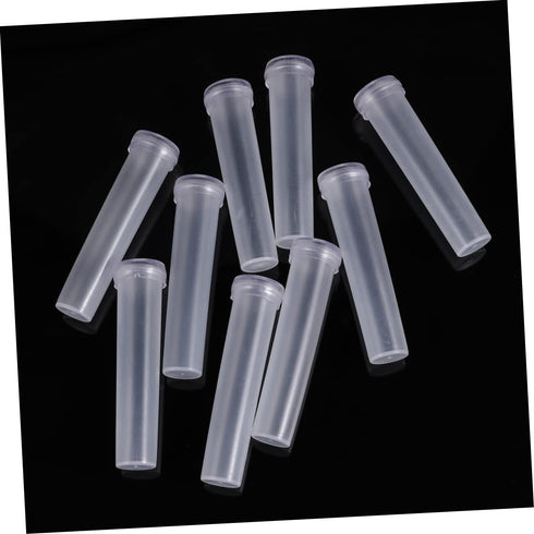 100pcs balacoo Floral Water Tubes White Flower Nutrition Containers for Fresh Flower Preservation Leakproof Test Tubes