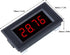 Mini Digital DC Voltmeter, 79x43x24 mm 4 Digit Voltage Tester Meter with Red LED Display Panel for Measure Various Battery Voltages(DC 500mV/1V/2V) by Tissting