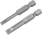 uxcell 15-Piece Magnetic Slotted Screwdriver Bit Set, 4mm & 6mm, 1/4" Hex Shank, 2" Length S2 Power Tool