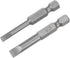 uxcell 15-Piece Magnetic Slotted Screwdriver Bit Set, 4mm & 6mm, 1/4" Hex Shank, 2" Length S2 Power Tool