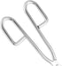 3 PCS 10.2 Inches Beaker Tongs with Black Rubber Coated Ends, Chrome Plated Steel Surface for 50-2000mL Beaker