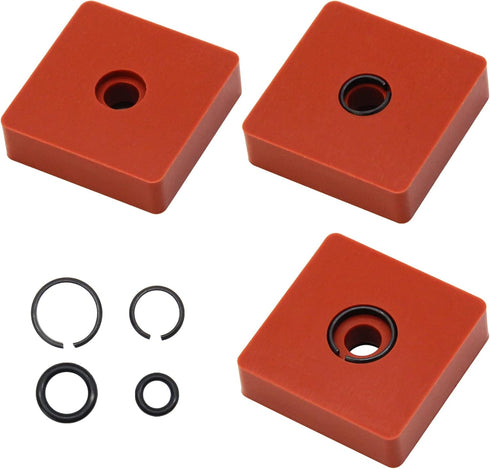 (5+5 Sets) 3/8" & 1/2" Impact Wrench Retainer Rings with O-ring, Including Anvil Install Tool