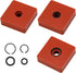 (5+5 Sets) 3/8" & 1/2" Impact Wrench Retainer Rings with O-ring, Including Anvil Install Tool