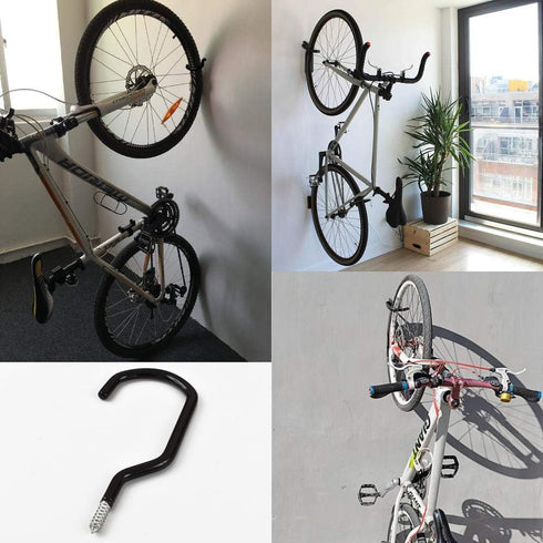 Extra Large Mountain Bike Storage Hook Set, 8 Inches Heavy Duty Garage Hook Set, Pack of 2