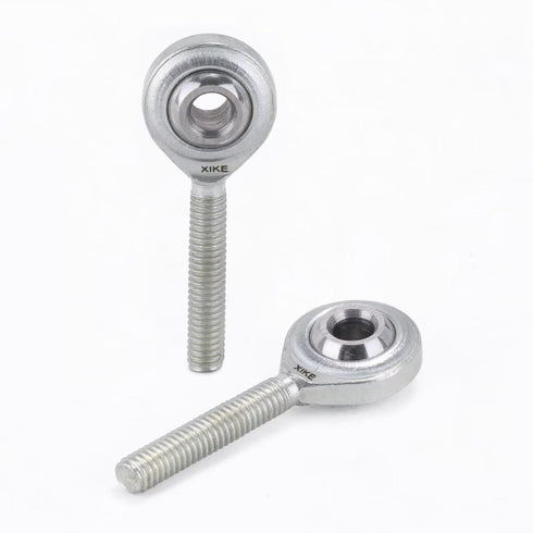 XIKE 2 Pcs SA3 Joint Rod End Bearings Bore 3mm, Male Thread Right Hand Fits DIY/3D Printing/Hydraulic Cylinders, CNC/Package/Engineering/Agriculture/Garden Machinery, Motorcycles/Trucks/Cars.