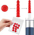 Zonon 100 Pieces Caulk Cap, Caulk Saver Finishing Tool Tube Covers for Sealing and Preserving, Red