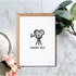 VKNDesigns Thank You Card - Cards for Movie Fans - Cards for Film Fans - Vintage Movie Camera Cards - Greeting Card