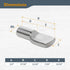 POWERTEC QP1106-P2V 1/4 Inch 200 Closet Shelf Pegs pcs, Spoon Shaped Shelf Pins Support Pegs for Shelves, Kitchen