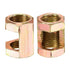 TAODAN 10PCS M10 20mm Lighting Outlet Iron Hex Nut Threaded High Lamp Galvanized Repair Parts Hardware Fasteners