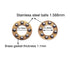 Pocket Knife Pivot pin Flat washers,EDC Knives Stud Pin Brass Gasket Washer Bearing Shim (4.3mm)