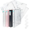 Yoobi 1 Inch Marble Binder & 8-Tab Divider Set - 4-Pack 3-Ring Binder with Pockets, Perfect for School or Office