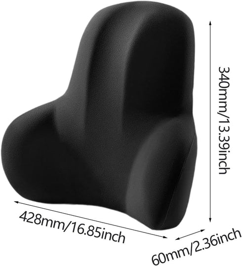 PawwJoy 16.85x13.39x2.36inch- Car Waist Support Pillow Back Pillow Waist Cushion Back Support for Living Room Office