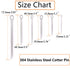 100pcs 304 Stainless Steel Cotter Pin Clip Key Fastener Assortment Kit for Automotive Mechanics and Small Engine Repair