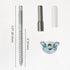 Aiwaiufu 25 Set Hurricane Anchor Kit for Shutter Panels and Doors