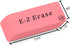Pink Erasers for Kids, Rubber Eraser, 12 Count, Bulk Erasers for School Supplies, Art, and Office Use