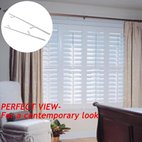 Polysatin,Vinyl,Summerwind Shutters,2 3.25 Inch Spacing(30 Shutter Vane Repair Slider Tilt Bar Connector for Connect