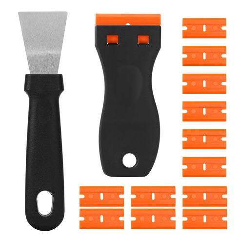 EILKBLA 14Pcs 3D Printer Scraper Tool, Angled Metal Scraper for Stubborn Prints &