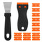 EILKBLA 14Pcs 3D Printer Scraper Tool, Angled Metal Scraper for Stubborn Prints &