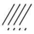 M METERXITY 4-Set Straight Pipe Lamp Stem Kit, 250mm(9.84") Long M10 Double End Thread