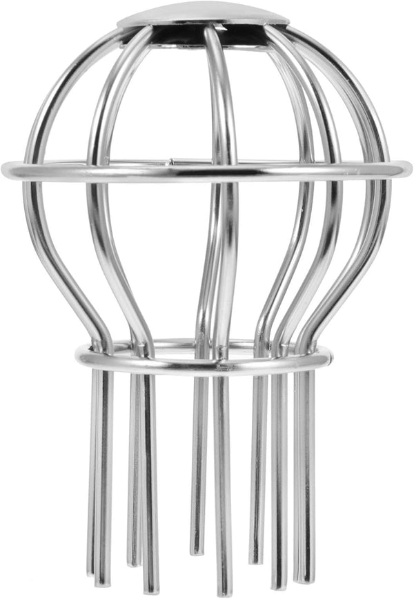 DOITOOL 4inch Leaf Filter Gutter Protection - Anti Clogging Stainless Steel Gutter Strainer for Outdoor Drain Cover