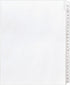 Avery 26-50 Legal Exhibit Dividers, 25-Tab Set, Allstate Style for 3 Ring Binders