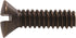 Hillman 4192 Antique Brass Electrical Switch Plate Screw, 6-32 x 1/2IN. (20-Pack), Antique Bronze