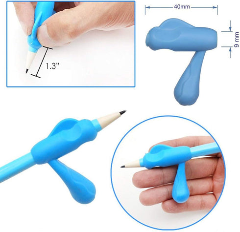 Pencil Grippers for Kids Handwriting, 20Pcs Ergonomic Grip Posture Correction Tools for Children