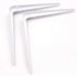 24 Packs 10 8 Inch KINJOEK x White Shelf Brackets, Heavy Duty Metal Wall Corner Angle Shelving Shelf Brackets