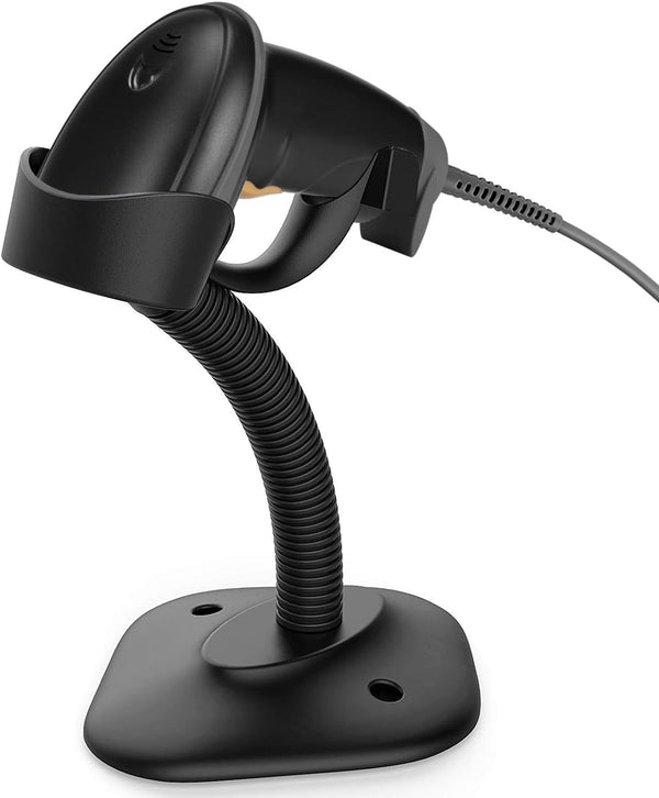 Esup Barcode Scanner with Stand USB Barcode Scanner Wired Handheld Laser Barcode Reader